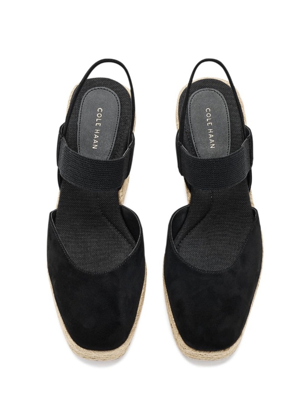 Cole Haan® Cloudfeel Kenna Espadrille Wedge Slingback Shoes size 8 worn once! - Picture 4 of 6